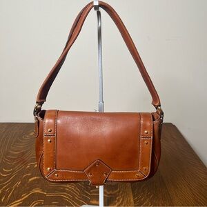 Cole Haan Paige F05 Brown Tan Leather Shoulder Bag